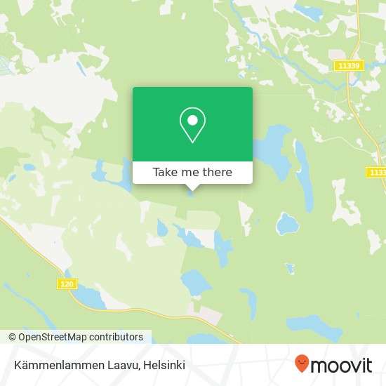 How to get to Kämmenlammen Laavu in Vihti by Bus?