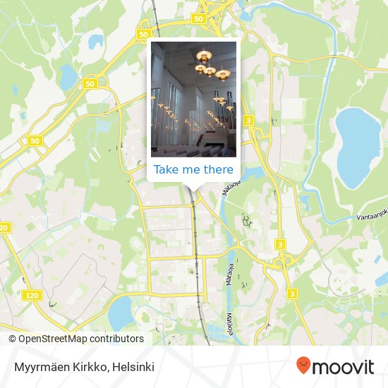 Myyrmäen Kirkko map