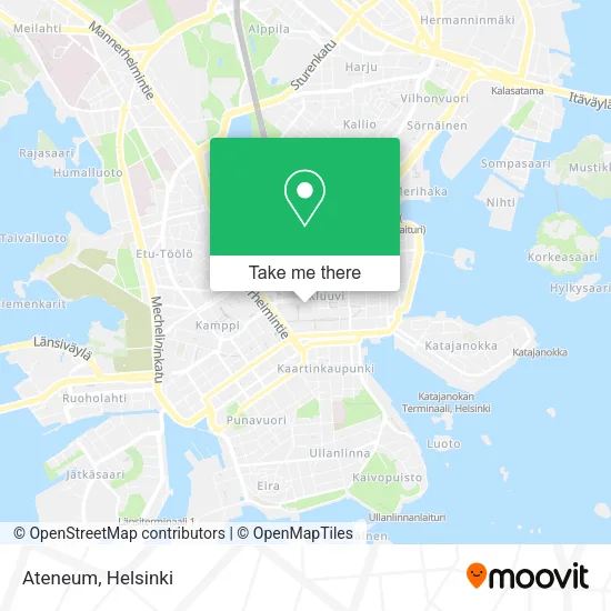 Ateneum map