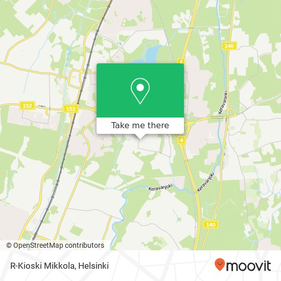 R-Kioski Mikkola map