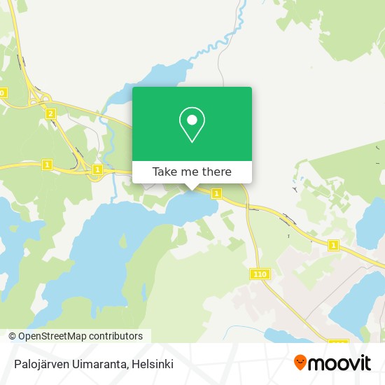 Palojärven Uimaranta map