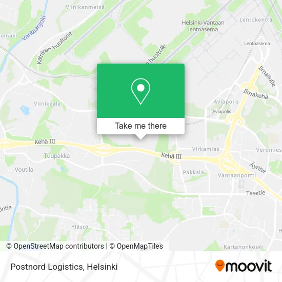 Postnord Logistics map