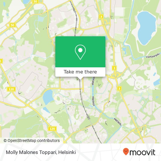 Molly Malones Toppari map