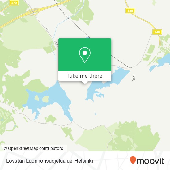 Lövstan Luonnonsuojelualue map