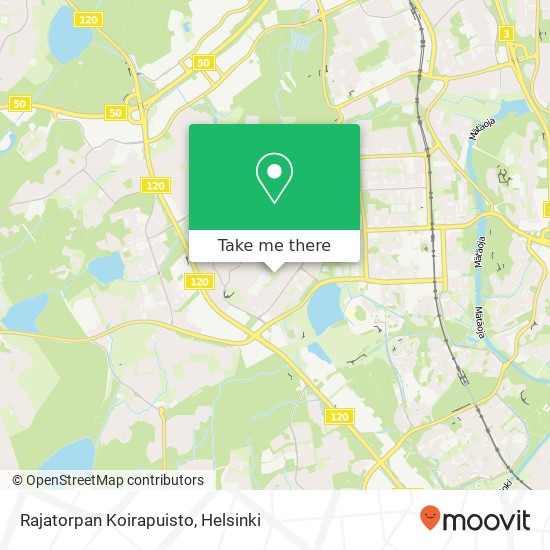 Rajatorpan Koirapuisto map