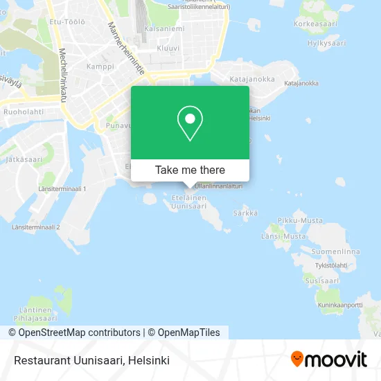 Restaurant Uunisaari map