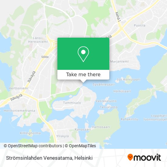 Strömsinlahden Venesatama map