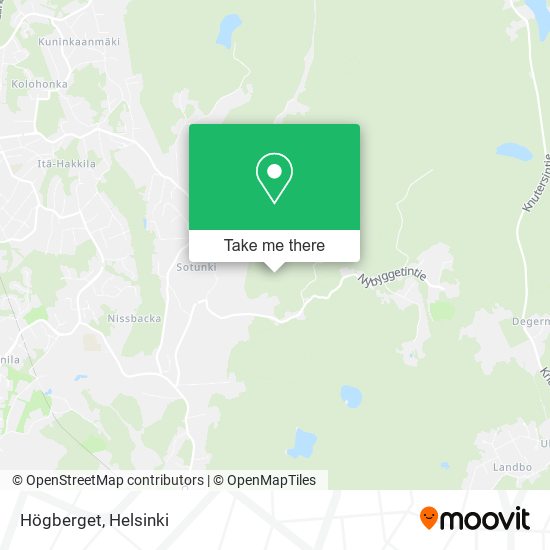 Högberget map