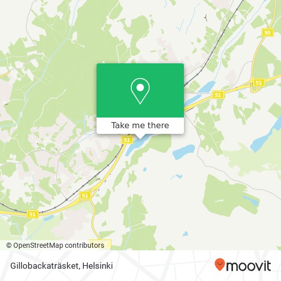 Gillobackaträsket map