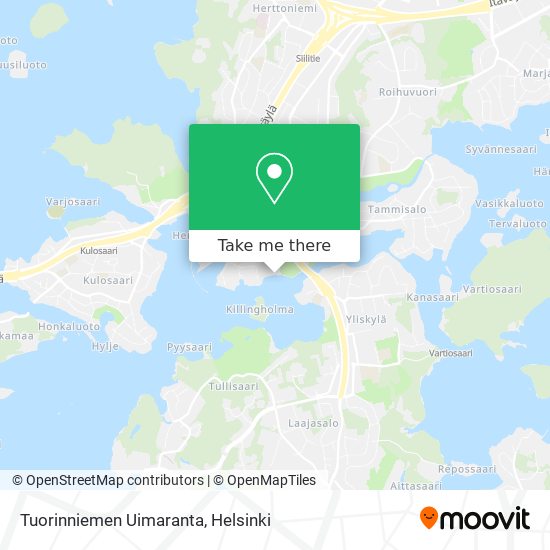 Tuorinniemen Uimaranta map