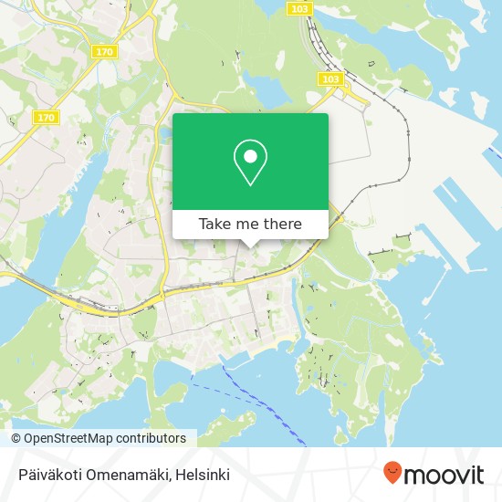 Päiväkoti Omenamäki map