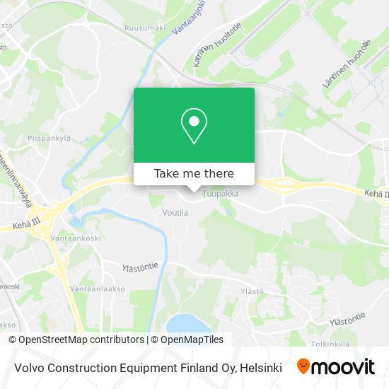 Volvo Construction Equipment Finland Oy map