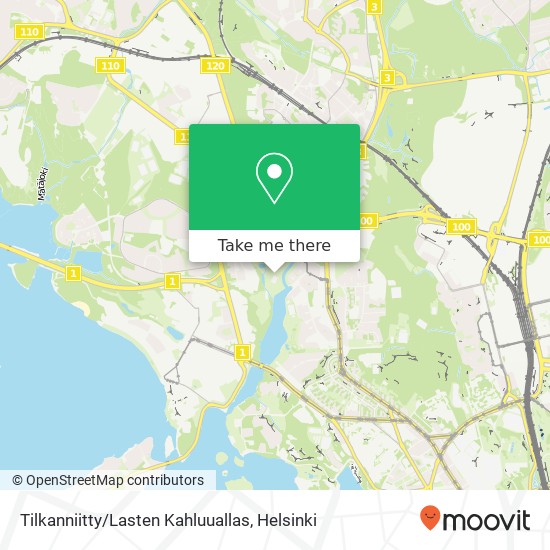 Tilkanniitty / Lasten Kahluuallas map