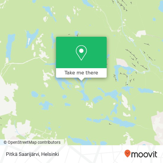 Pitkä Saarijärvi map