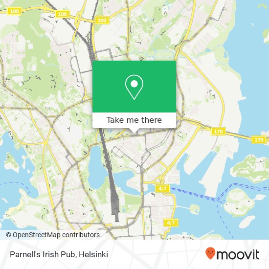 Parnell's Irish Pub map