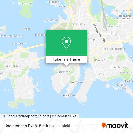 Jaalarannan Pysäköintitalo map