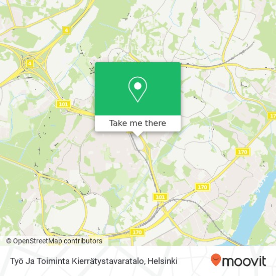 Työ Ja Toiminta Kierrätystavaratalo map