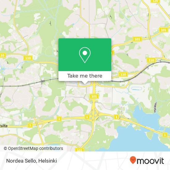 Nordea Sello map