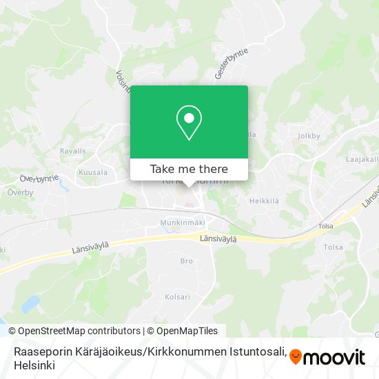 Raaseporin Käräjäoikeus / Kirkkonummen Istuntosali map