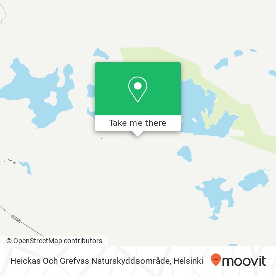 Heickas Och Grefvas Naturskyddsområde map