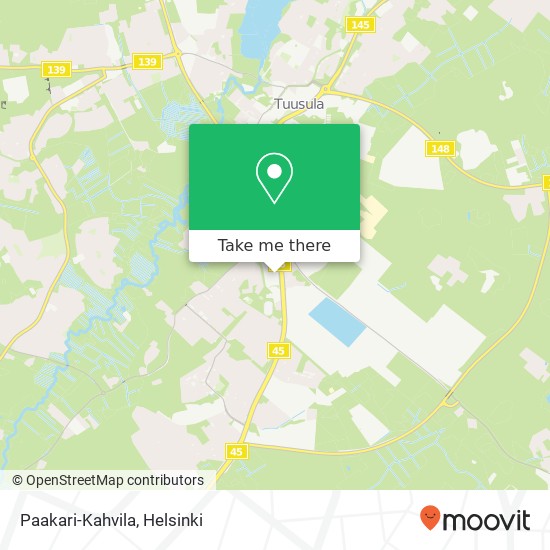 Paakari-Kahvila map