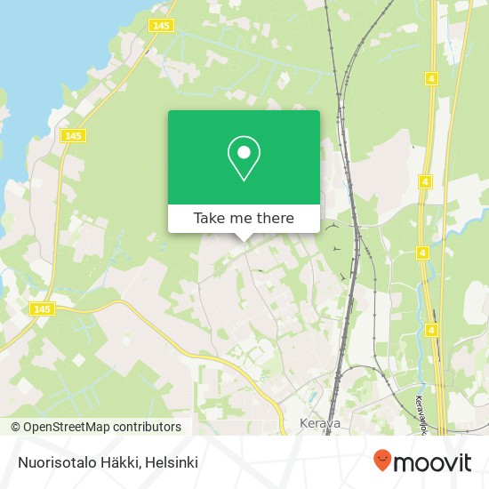 Nuorisotalo Häkki map