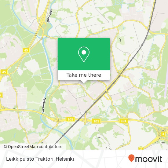 Leikkipuisto Traktori map