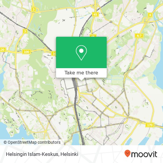 Helsingin Islam-Keskus map