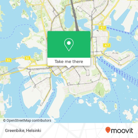 Greenbike map
