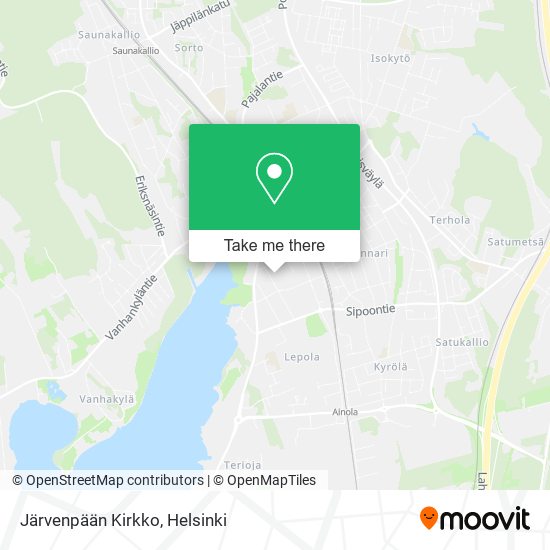 Järvenpään Kirkko map