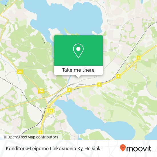 Konditoria-Leipomo Linkosuonio Ky map