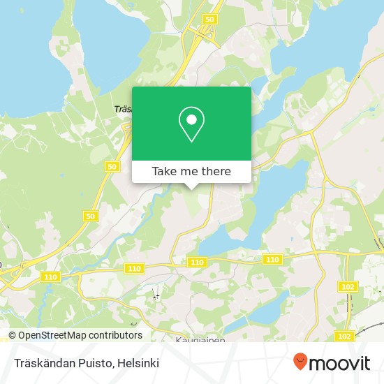 Träskändan Puisto map
