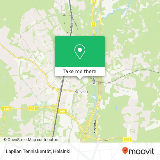 Lapilan Tenniskentät map