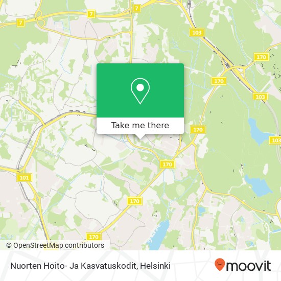 Nuorten Hoito- Ja Kasvatuskodit map