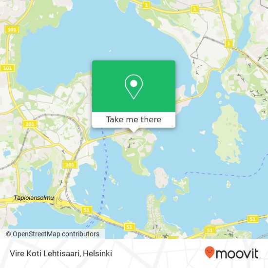 Vire Koti Lehtisaari map