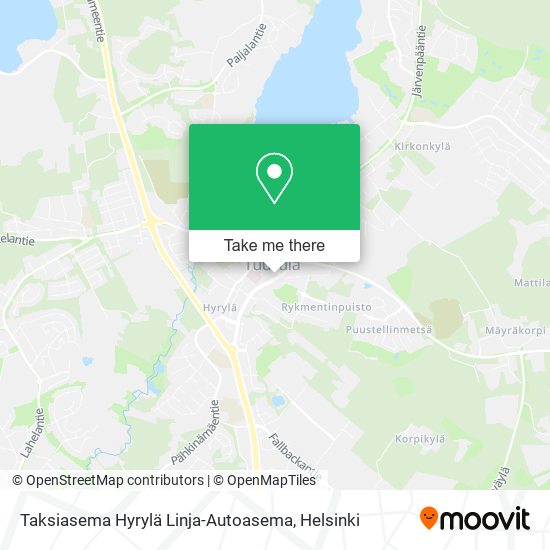 Taksiasema Hyrylä Linja-Autoasema map