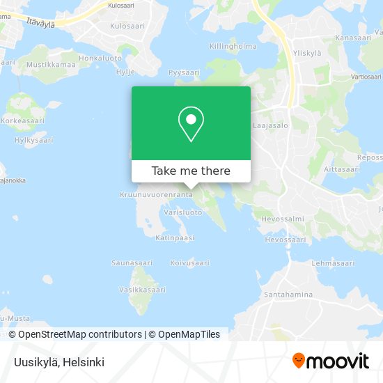 Uusikylä map