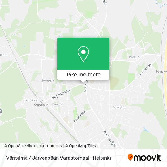 Värisilmä / Järvenpään Varastomaali map