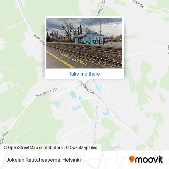 Jokelan Rautatieasema map