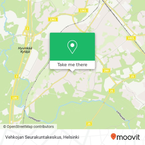 Vehkojan Seurakuntakeskus map