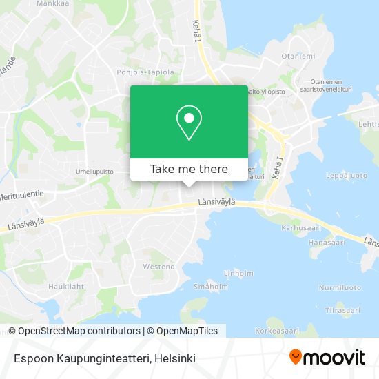 Espoon Kaupunginteatteri map