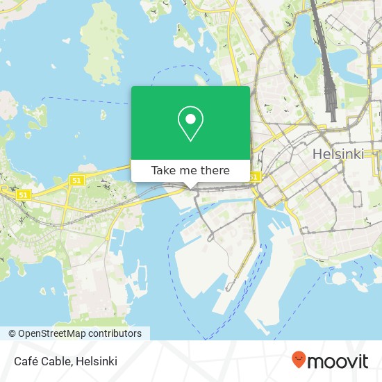 Café Cable map