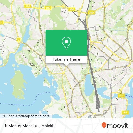 K-Market Mansku map