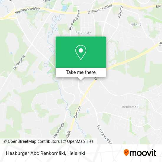 Hesburger Abc Renkomäki map