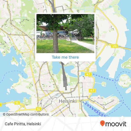 Cafe Piritta map