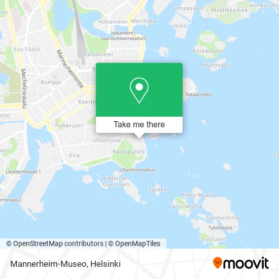 Mannerheim-Museo map