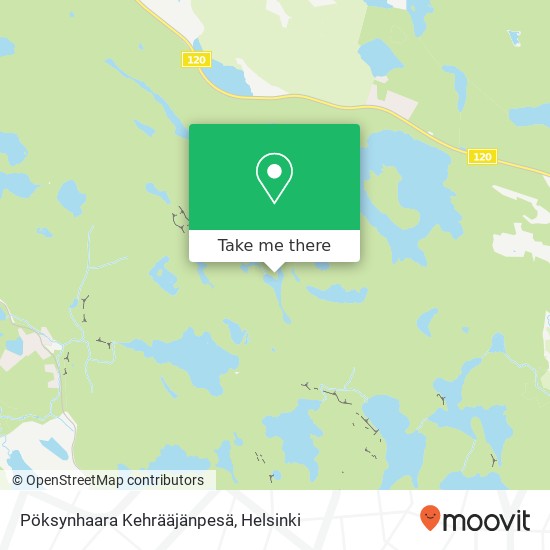 Pöksynhaara Kehrääjänpesä map