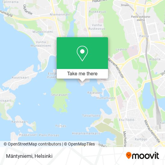 Mäntyniemi map