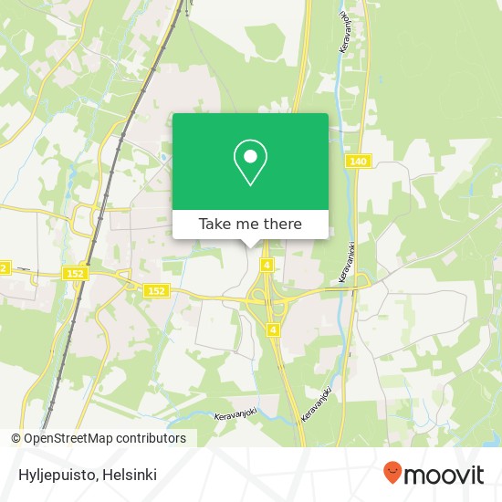 Hyljepuisto map