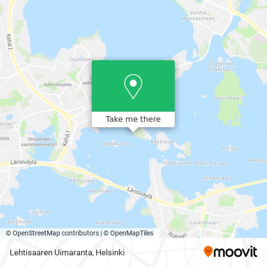 Lehtisaaren Uimaranta map